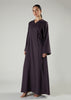 Plum Wrap Abaya
