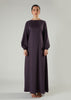 Raglan Abaya Plum