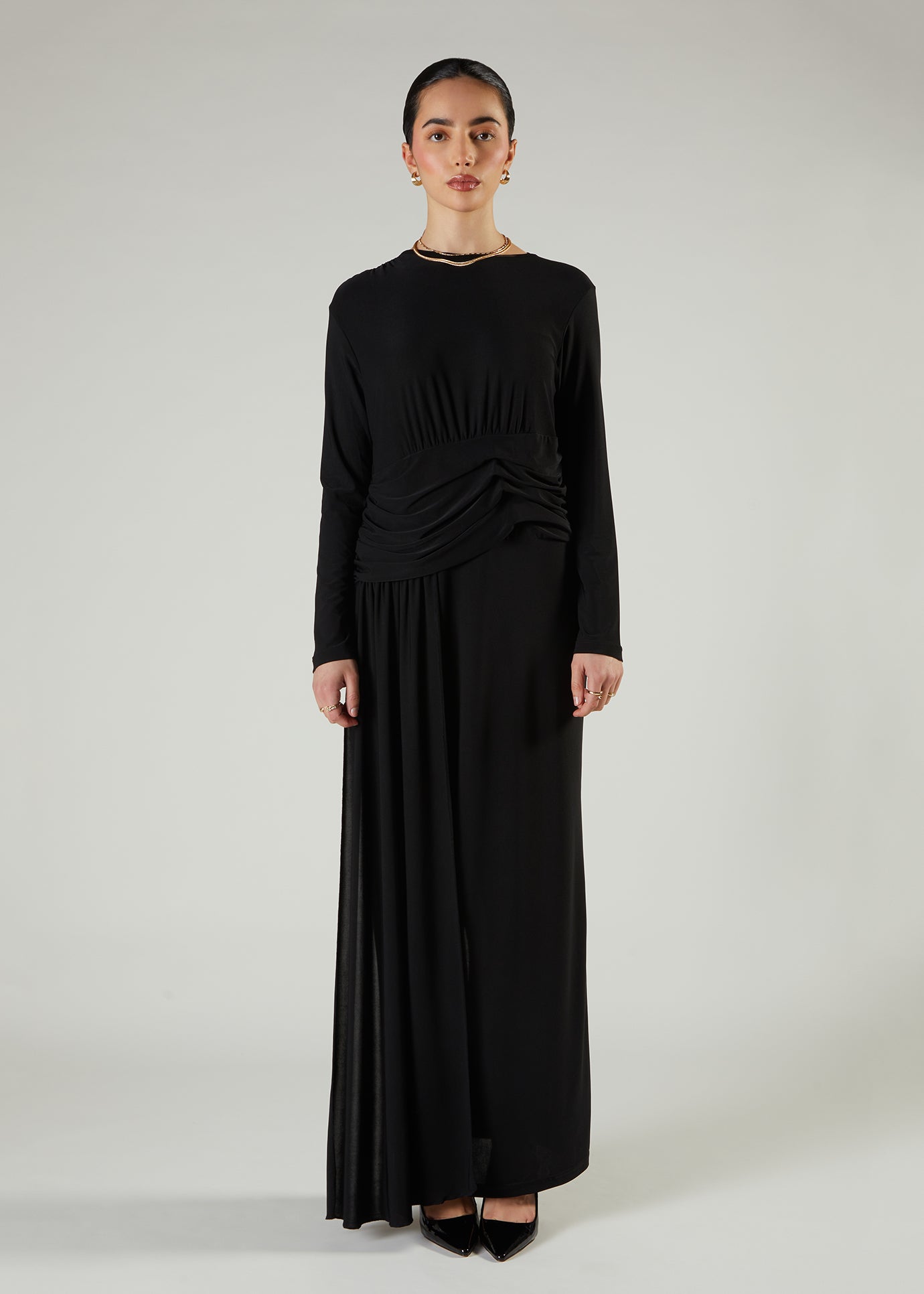 alaia maxi dress mesh lower skirt Vestido Maxi Alaia Draped Halter