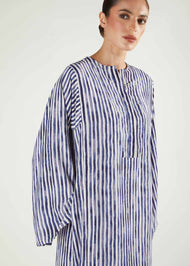 Blue Stripe Kaftan