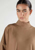 High Neck Abaya Coffee