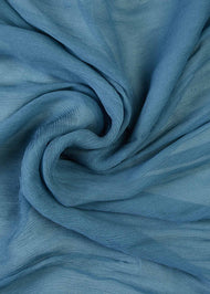 Blue Mist Chiffon Silk HIjab