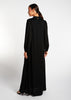 Balloon Sleeve Abaya Black