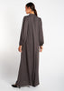 Balloon Sleeve Abaya Charcoal