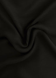 Beluga Black Chiffon Silk Hijab