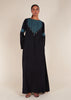Blue Heriz Abaya