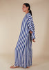 Blue Stripe Kaftan