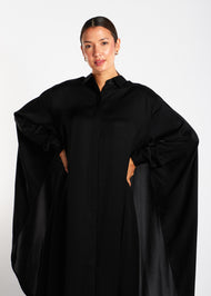 Cape Abaya Black