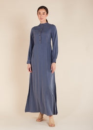 Classic Shirt Maxi Blue