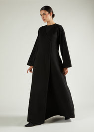 Classic Tweed Wrap Abaya