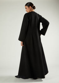 Classic Tweed Wrap Abaya