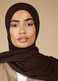 Cocoa Jersey Hijab