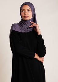 Collared V Neck Abaya