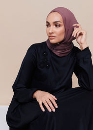Crochet Flare Abaya Black | Abayas | Aab Modest Wear