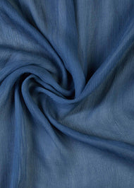 Denim Blue Chiffon Silk Hijab
