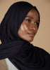 Navy Bamboo Hijab | Hijabs | Aab Modest Wear