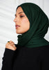 Dark Green Wool Modal Hijab