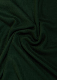 Dark Green Wool Modal Hijab