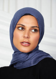 Denim Wool Modal Hijab