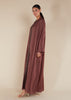 Dusty Pink Open Abaya