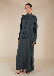 Prayer Abaya Grey