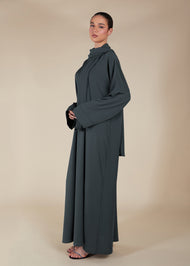 Prayer Abaya Grey