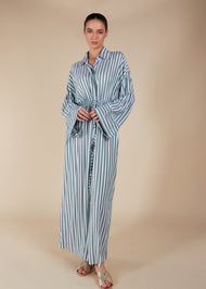 Bold Sage Drawstring Maxi