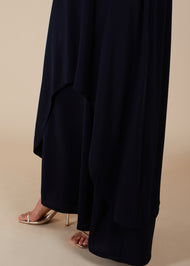 Layered Abaya Navy