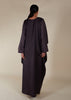 Butterfly Abaya Taupe