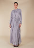 Open Abaya Light Grey