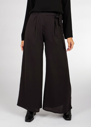 Cheesecloth Flared Trousers