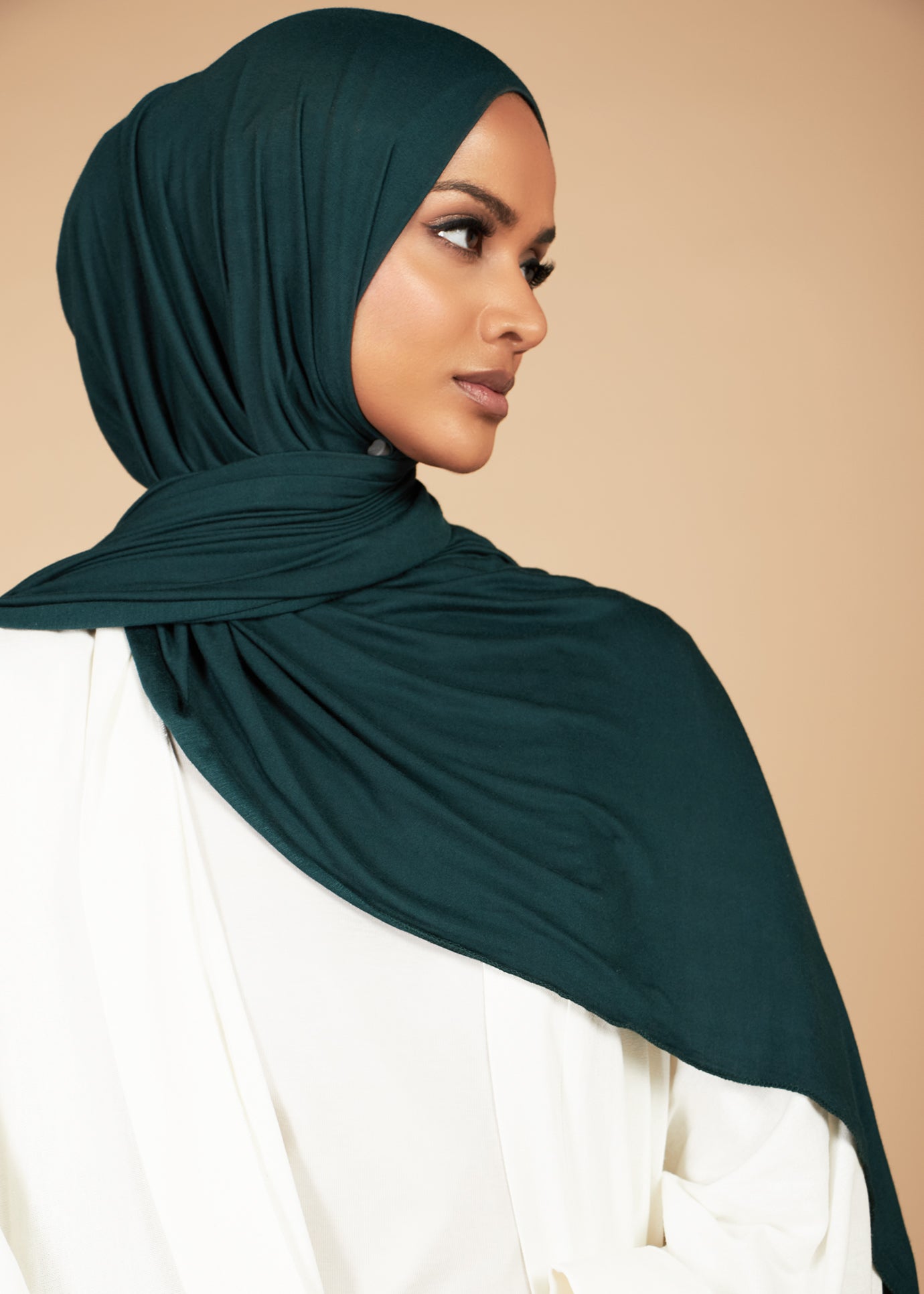 Emerald Green Jersey Hijab