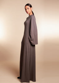 Fit & Flare Maxi Dark Grey - Final Sale