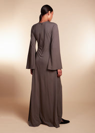 Fit & Flare Maxi Dark Grey - Final Sale