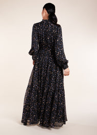 Floaty Florals Maxi Black