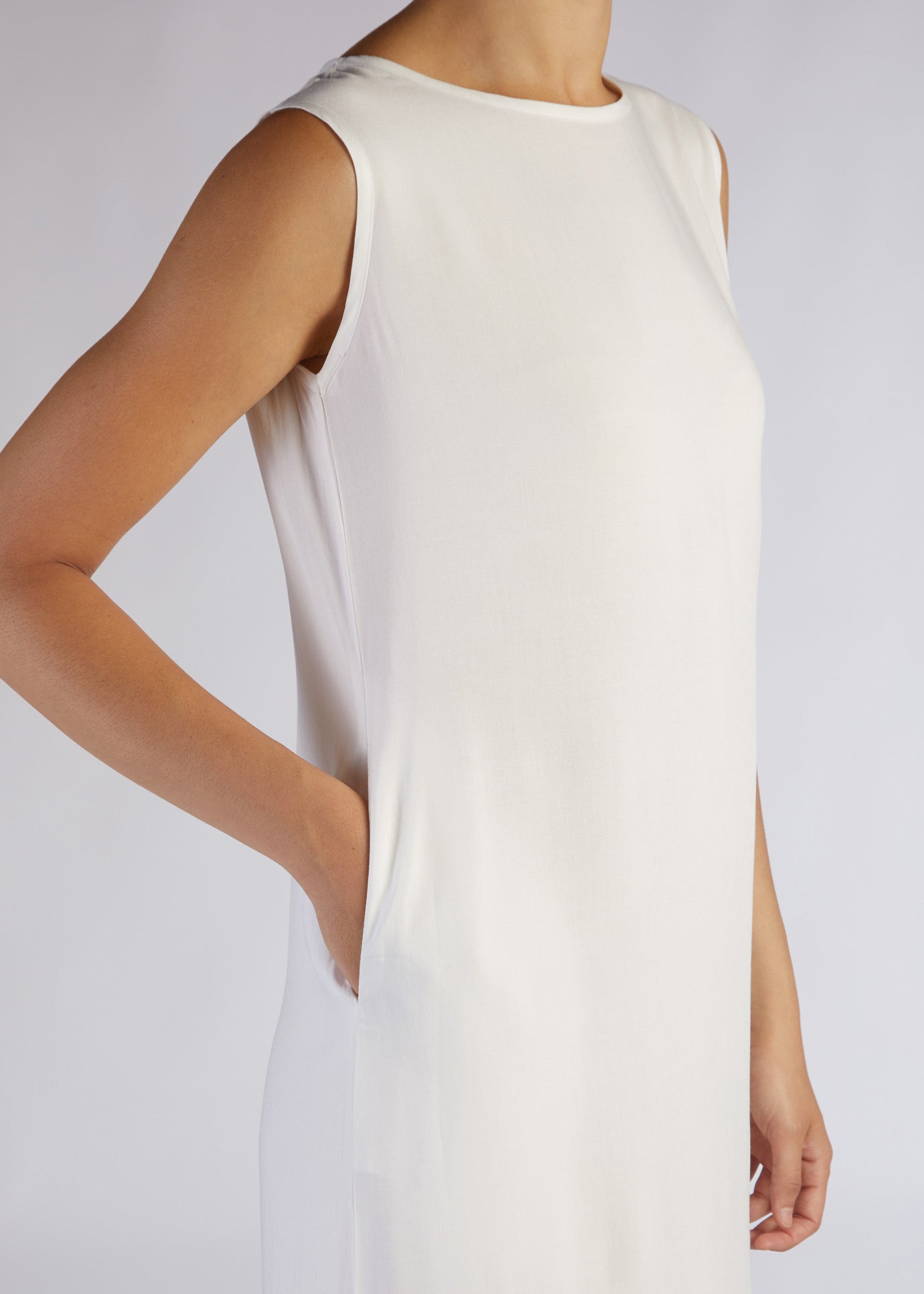 Full Slip Dress White | Modest Slip Dresses | Aab Modest Wear Full Slip Dress White | Modest Slip Dresses | Aab Modest Wear