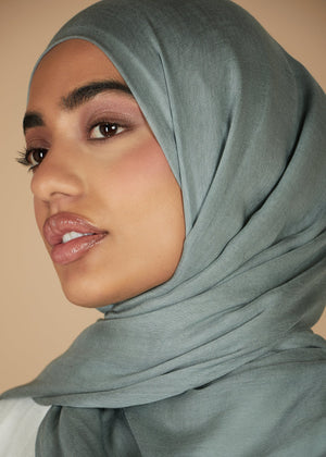 Grey Cloud Modal Hijab | Hijabs | Aab Modest Wear