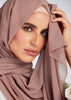 Cinder Rose Crepe Hijab