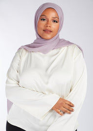 Premium Soft Wool Hijab Grey