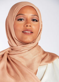 Diamond Weave Hijab Nude