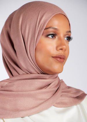 Diamond Weave Hijab Soft Taupe