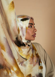 Monet Print Hijab | Hijabs | Aab Modest Wear
