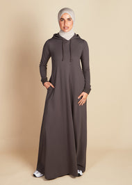 Hoody Abaya Grey - Final Sale