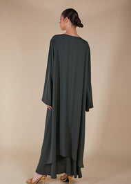 Layered Abaya Khaki