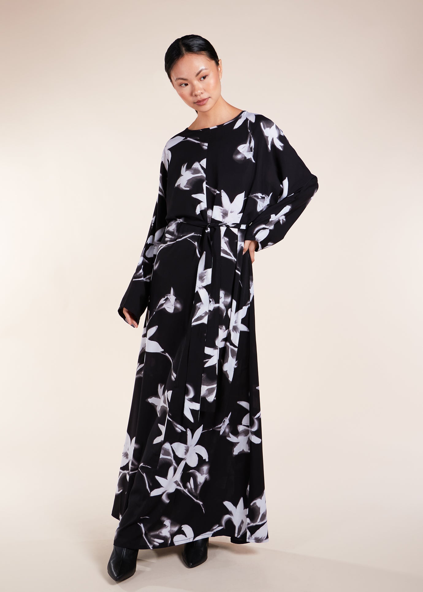 aab modest wear cotton maxi dress product info and reviews Fan Sleeve Maxi White | Modest Maxi Dresses