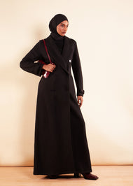 Tailored Long Coat Black