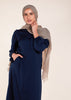 Crinkle Abaya Navy