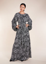 Winter Paisley Maxi Dress