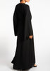 Loose Fit Abaya Black