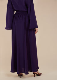 Maxi Skirt Aubergine